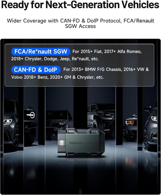 Thumbnail 6 de TOPDON TopScan Master OBD2 Bluetooth Bidirectional Scanner (Full-System, CAN-FD & DoIP) for iOS & Android