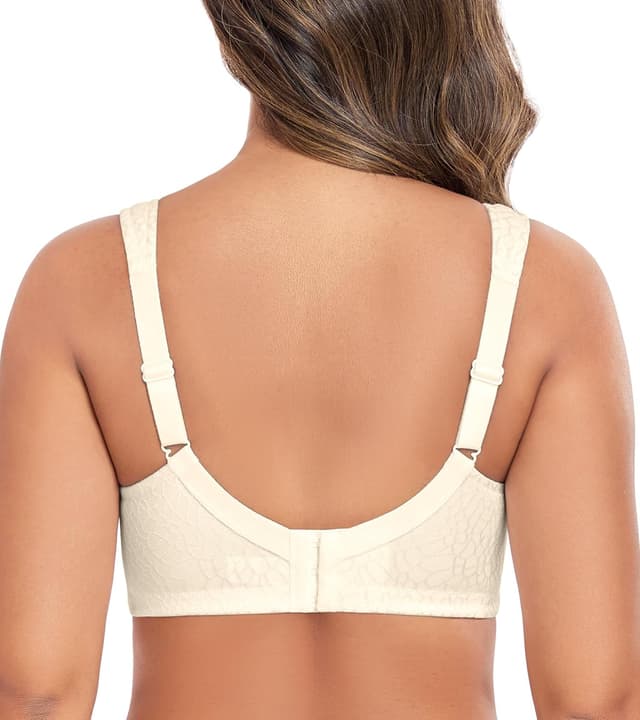 Detalle de Curyon Minimizer BH Damen ohne Bügel (Cup A–G) – Vollschalen mit U-Rücken für große Brüste