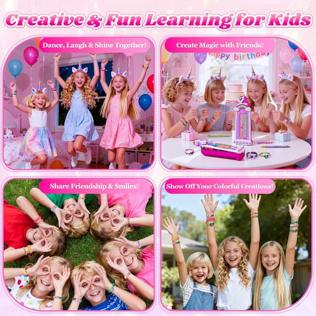 Thumbnail 5 de Unicorn 182-Piece Friendship Bracelet Kit