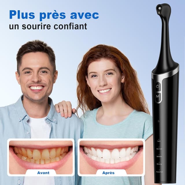 Thumbnail 6 de Kit Blanchiment Dentaire polisseur électrique 5 têtes 🪥