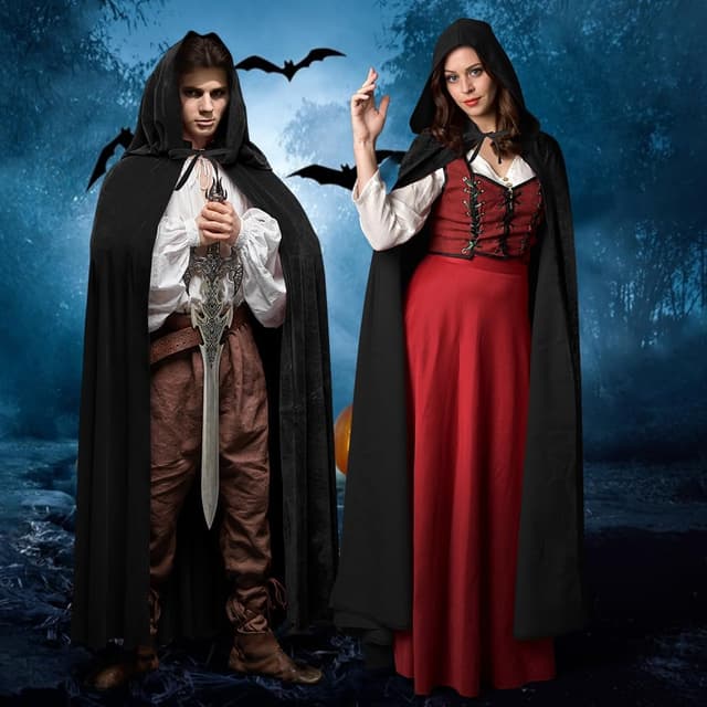 Thumbnail 3 de AOOWU Umhang mit Kapuze für Halloween