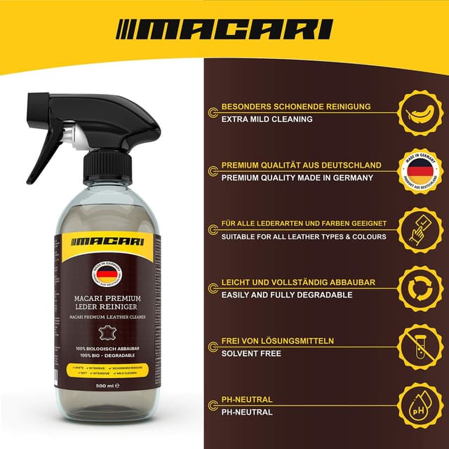 Detalle 2 de Macari Lederpflege 500ml Set