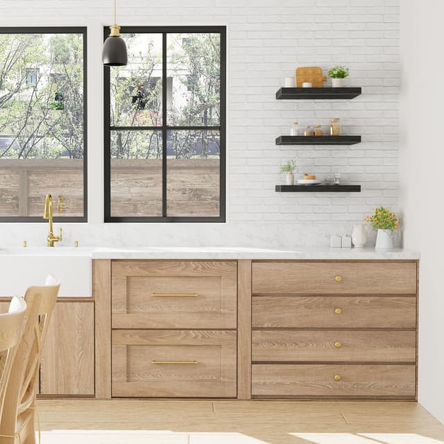 Thumbnail 3 de QEEIG 10" Deep Floating Shelves Wall Bookshelf