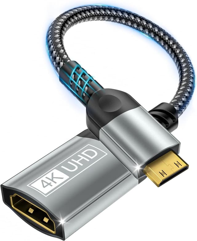 Detalle de Nersligek Mini HDMI auf HDMI Adapter 4K 60 Hz