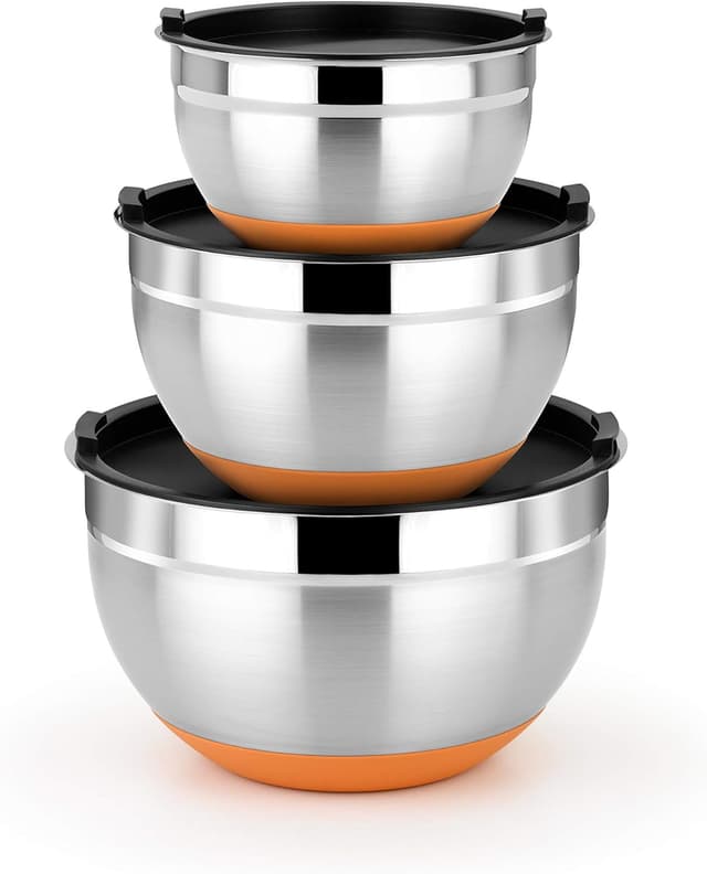 Thumbnail 1 de BRA Efficient – 3 bols en acier inoxydable 12/16 cm ⚙