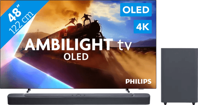 Detalle de Philips OLED760 48 Zoll 4K Ambilight