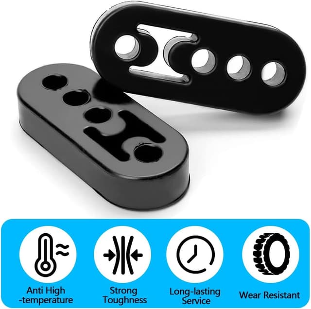 Thumbnail 1 de mizikuu 4 Stücke Auto Auspuff Aufhänger