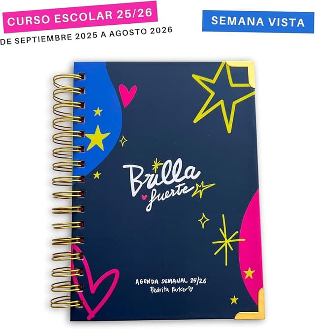 Thumbnail 1 de Pedrita Parker Agenda escolar A5 120gr 2025-2026