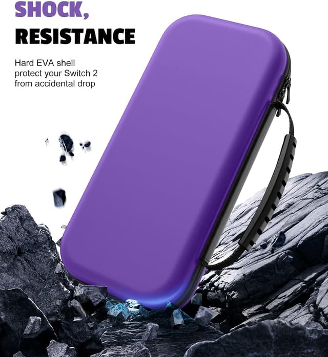 Detalle de MoKo Tasche Switch 2 Case mit 10 Spielen