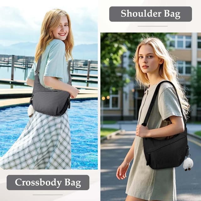 Thumbnail 1 de Aucuu Sac à Bandoulière Grand Velours