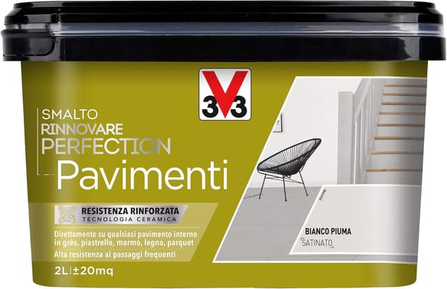 Detalle 2 de V33 Smalto per pavimenti 0,75 L bianco satinato