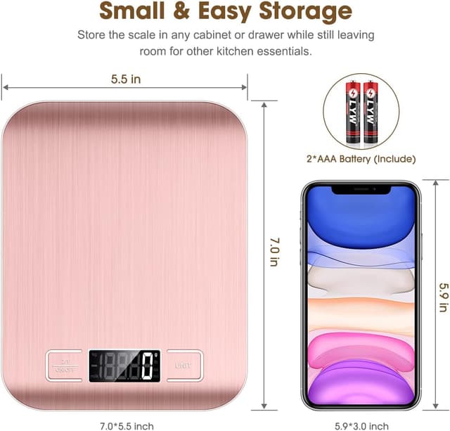 Thumbnail 1 de Mik-Nana Food Scale 10kg digital kitchen scale