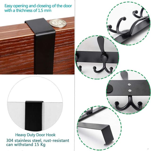 Detalle 1 de LYLIN ganci porta in acciaio inox 15