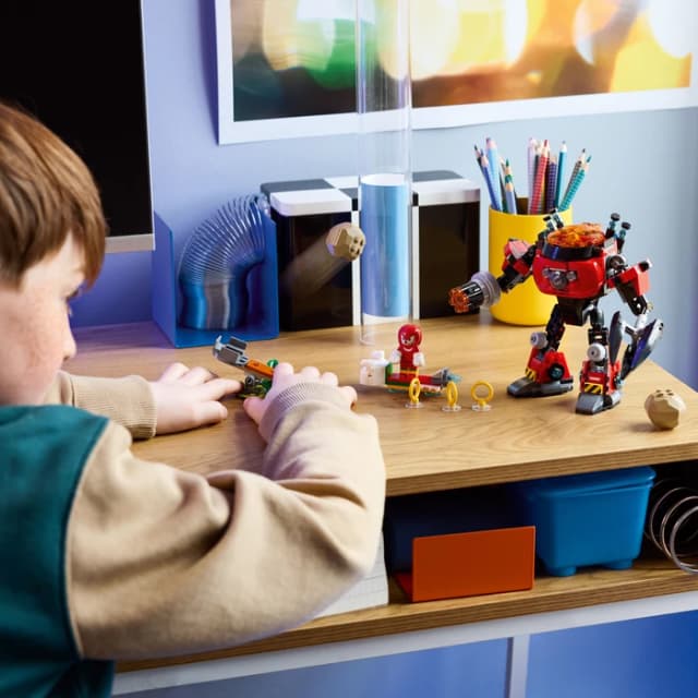 Thumbnail 10 de LEGO Sonic the Hedgehog Knuckles vs. Dr. Eggmans Egg Crusher Mech (77005)