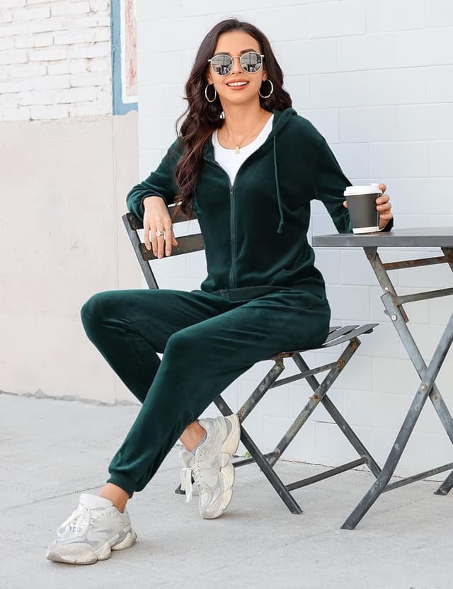 Thumbnail 3 de Aottori Tuta Donna Velluto Ciniglia Invernale 🎽