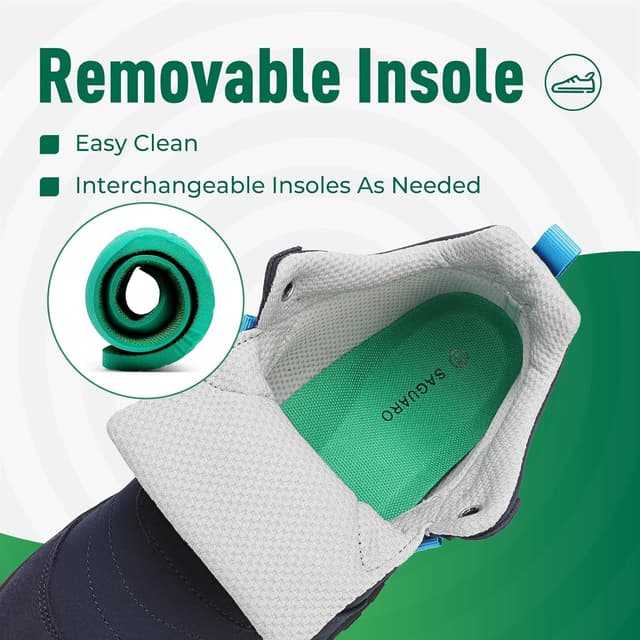 Detalle de SAGUARO Barefoot Shoes uomo/donna minimaliste da trail con punta ampia e suola antiscivolo