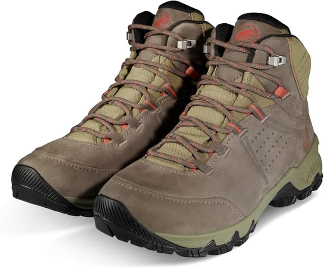 Detalle de Mammut Damen Nova IV Mid LTH Trekking- & Wanderschuhe mit Vibram-Außensohle und GORE-TEX