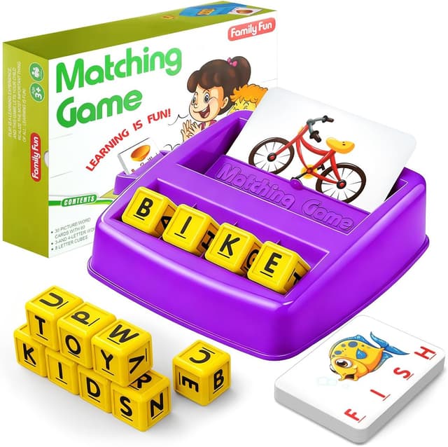 Imagen de HahaGift Match Spelling Letter Learning Game 30 cards en OfertitasTOP