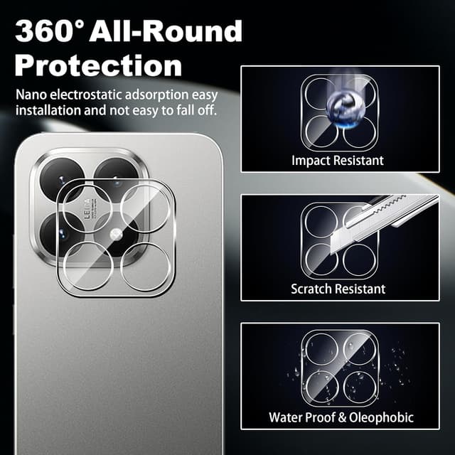 Detalle 1 de zZjoOoj Kameraschutz für Xiaomi 15T Pro