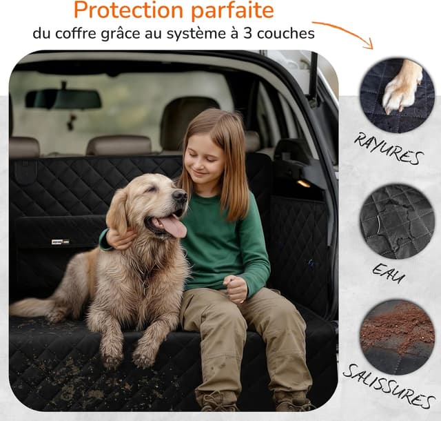 Detalle 2 de upgrade4cars Premium Protection Coffre chien imperméable