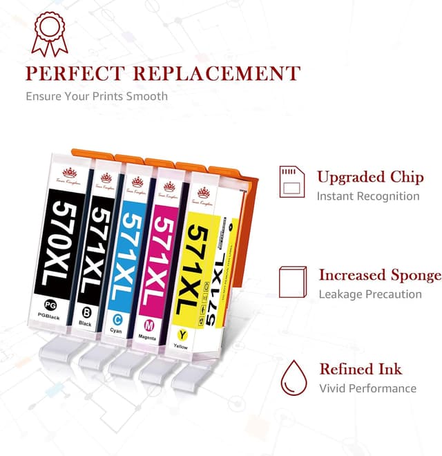 Thumbnail 6 de Toner Kingdom Toner 570XL 571XL Pack für Canon