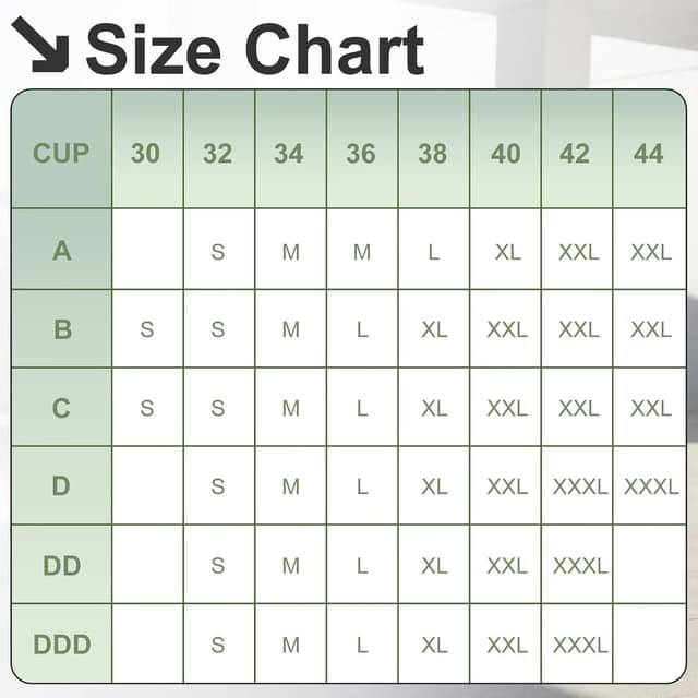 Detalle 2 de Tmeefee Adjustable Sports Bra 3-Pack, High Support