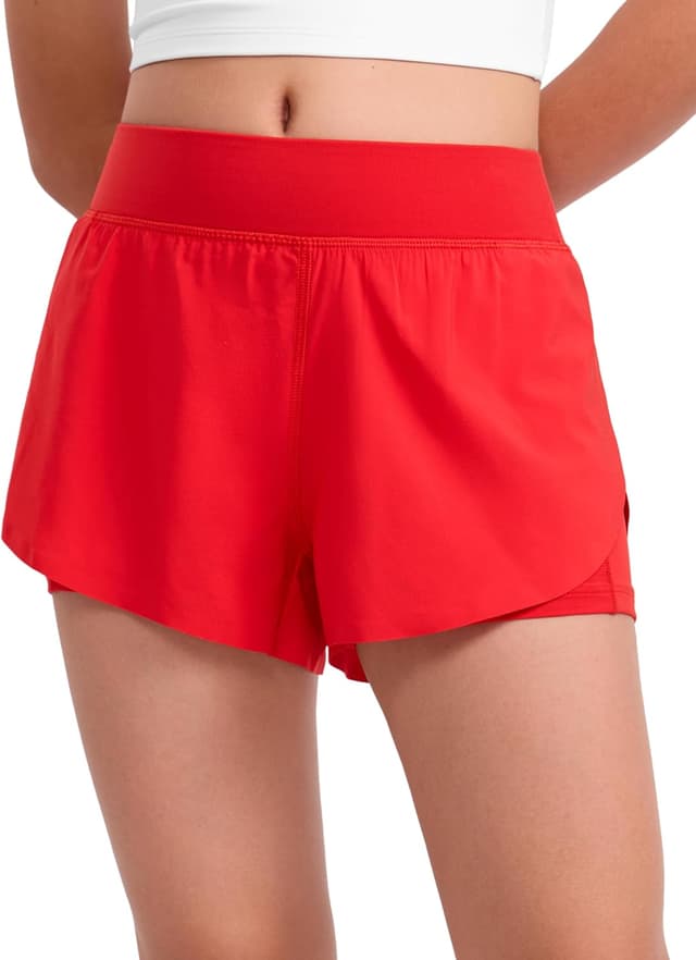 Detalle de CRZ YOGA Ragazze 2 in 1 delfino atletico con pantaloncini e tasche