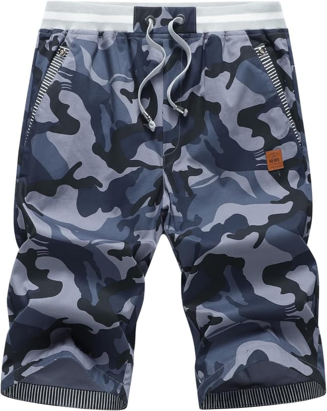 Detalle de HCSS Short Homme en coton casual – bermudas slim fit à taille élastique