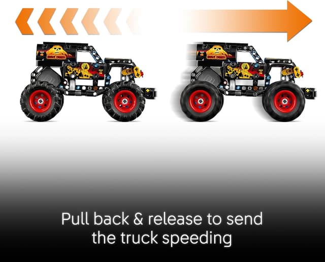 Detalle de LEGO Technic Monster Jam Grave Digger 42219