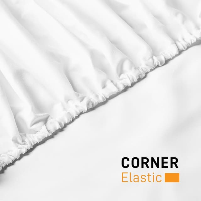 Thumbnail 2 de My home store Double Fitted Sheet 25 cm