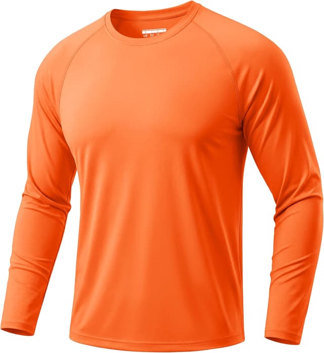 Detalle de TACVASEN Herren UPF 50+ UV-Schutz Langarmshirt (Rashguard) für Outdoor