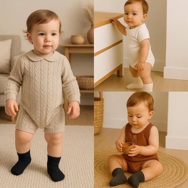 Detalle 2 de bistyle Baby Socken 6 Paar Baumwolle