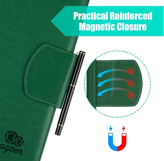 Thumbnail 2 de Agoer Klemmbrett A4 Schreibmappe Grün