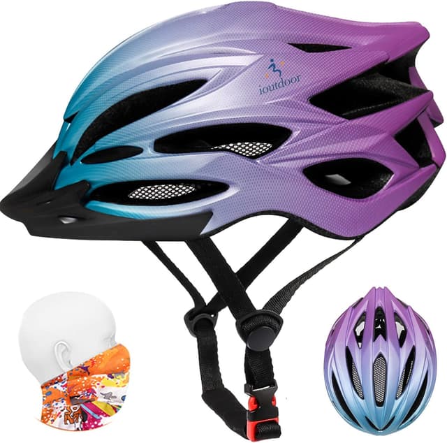 Thumbnail 6 de ioutdoor Premium Fahrradhelm mit abnehmbarer Sonnenblende und Insektennetz (CE/CPSC)