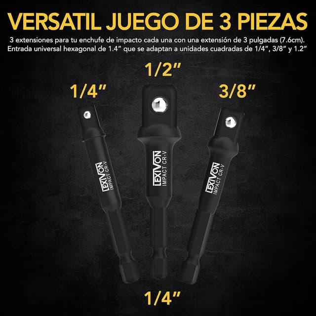 Detalle de LEXIVON LX-101 adaptadores de vaso 3 piezas 3