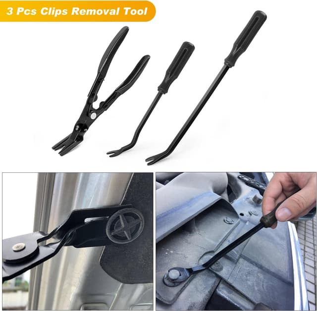 Detalle 2 de GOOACC 19-Piece Trim Removal Tool Set for Car Panels, Clips & Fasteners (with Storage Bag)