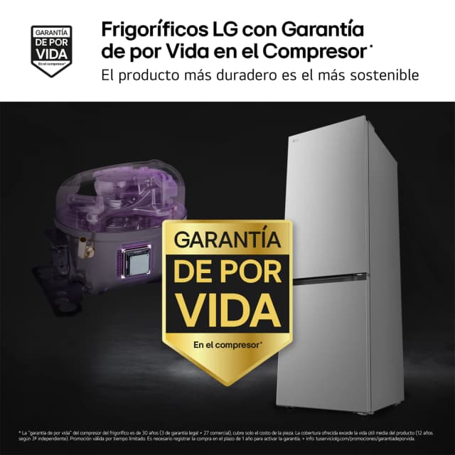 Thumbnail 3 de LG GBBS312BPY Frigorífico Combi con DoorCooling+
