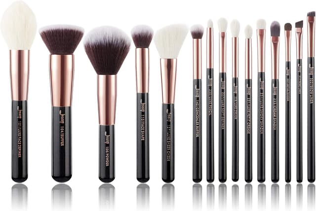 Imagen de Jessup Set brochas 15 pzs Oro Rosa T160 en OfertitasTOP