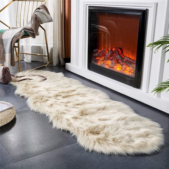 Detalle de EasyJoy Ultra Soft Shaggy Area Rug 2 x 6 ft