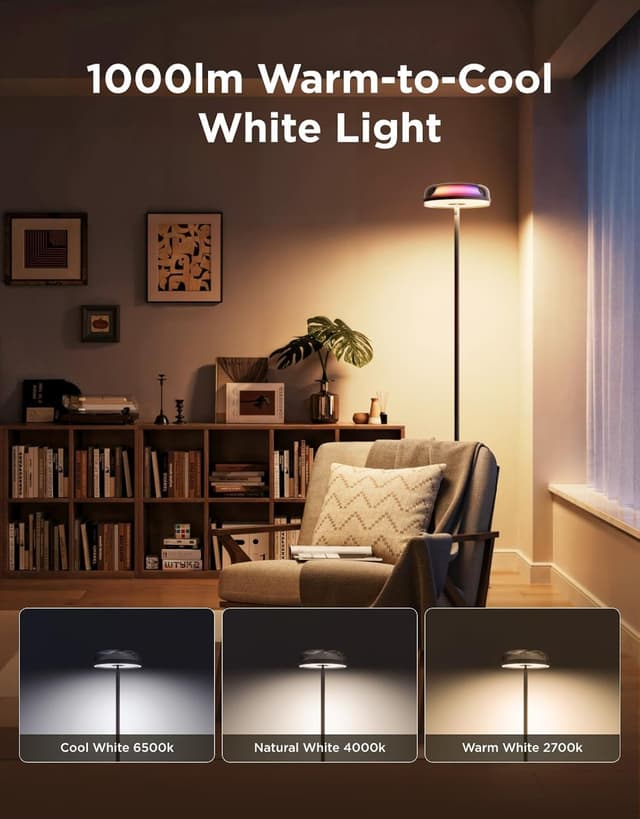 Detalle de Govee Uplighter Floor Lamp 1000 lm RGBIC