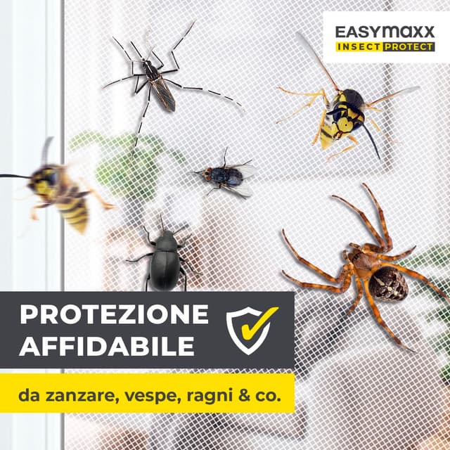 Detalle 1 de EASYmaxx Zanzariera magnetica finestre 150 x 180