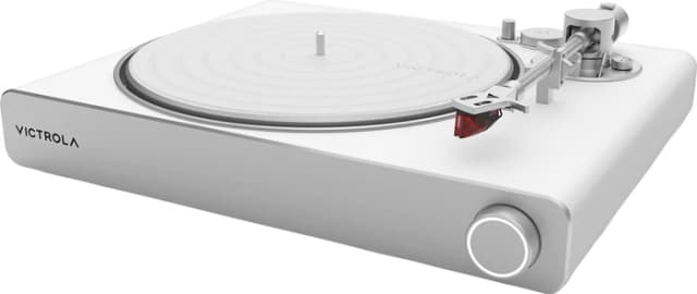 Detalle 2 de Victrola Stream Pearl Plattenspieler mit integriertem Vorverstärker und Streaming über kabellose Lautsprecher