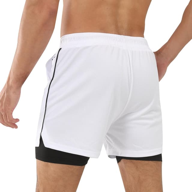 Detalle de Comilaka 2 in 1 running shorts with phone pocket