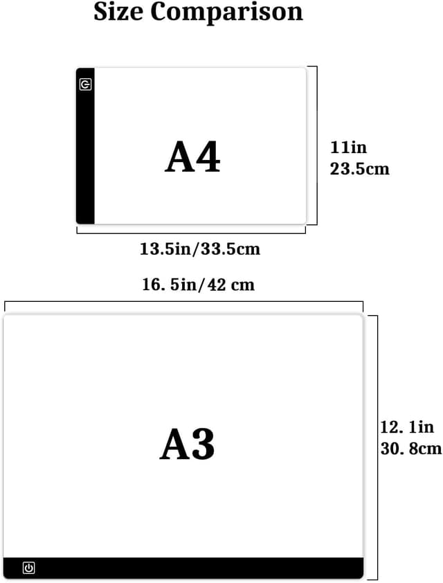 Detalle 2 de Ratukall A3 LED Light Pad 31 x 42cm
