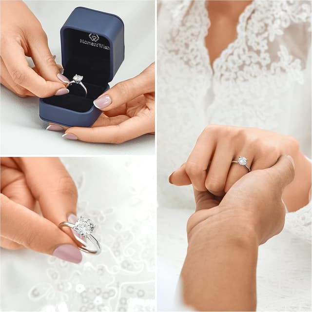 Thumbnail 1 de MomentWish Verlobungsring Moissanit 1 Karat đ