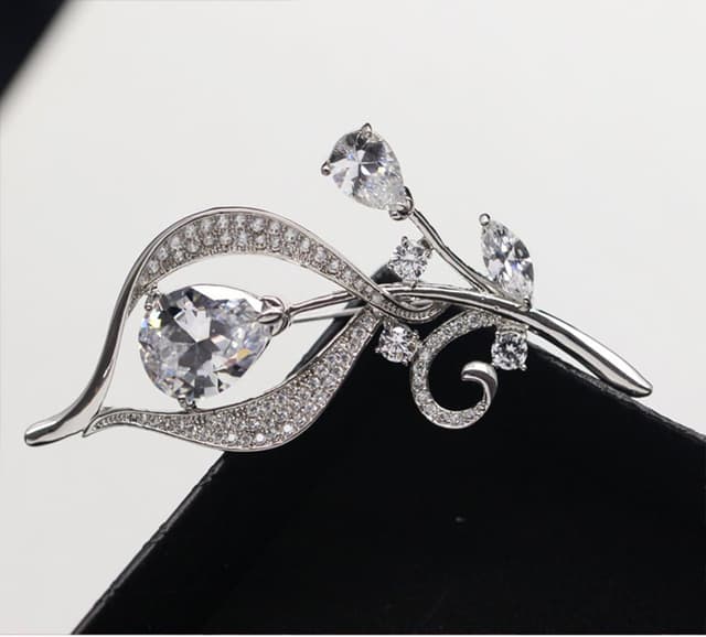 Thumbnail 3 de Deyanse Brosche Damen Blumen 7,1 cm