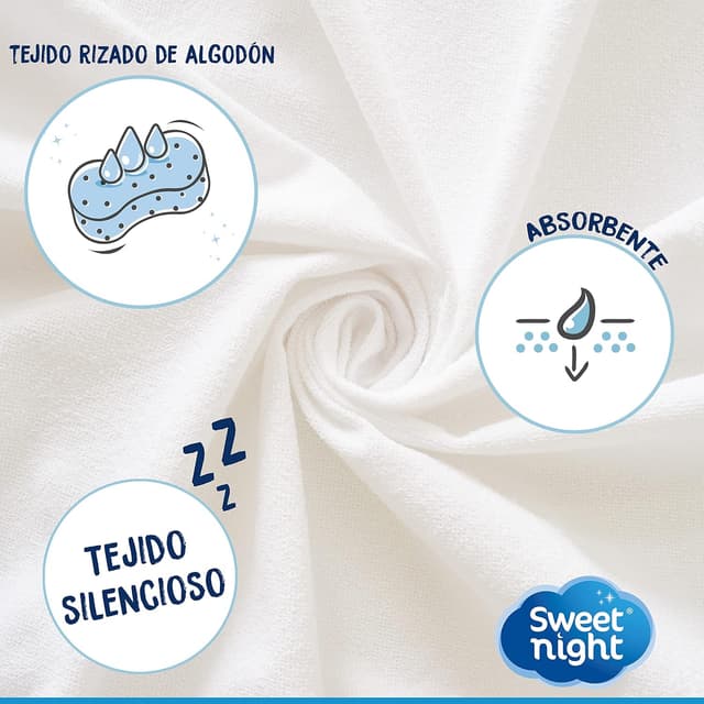 Thumbnail 2 de Sweetnight Protector de Colchón 160x200 cm 🛏️ Impermeable y Transpirable