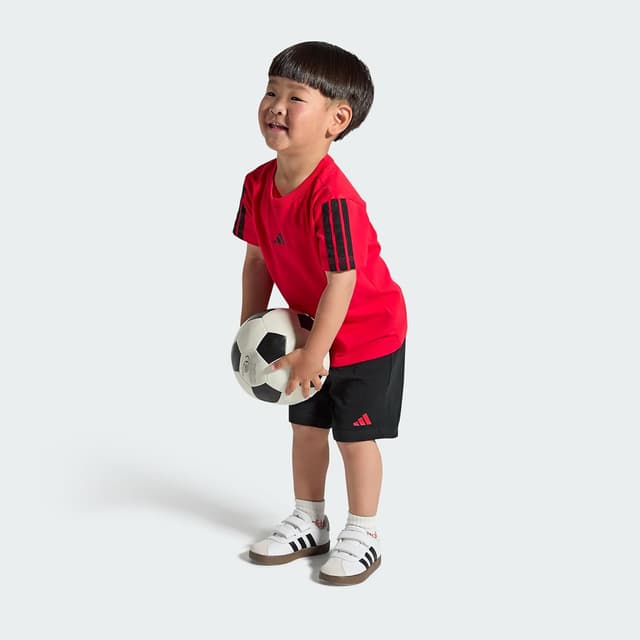 Thumbnail 1 de adidas VL Court 3.0: scarpe bimbo/a con chiusura a strappo Cloud White/Core Black/Grey One