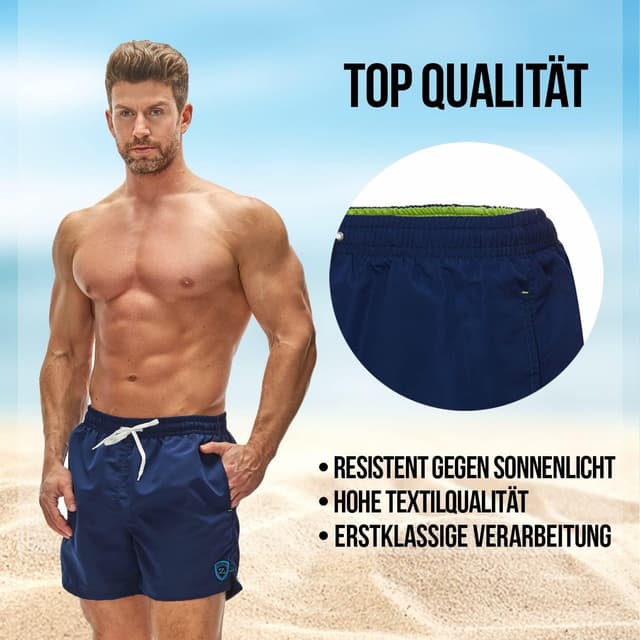 Thumbnail 4 de Zagano Badehose Herren Schnelltrocknend