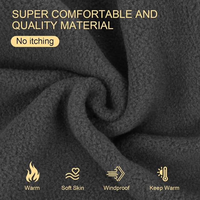 Detalle 2 de FEIKELUN balaclava snood mask, 5-in-1